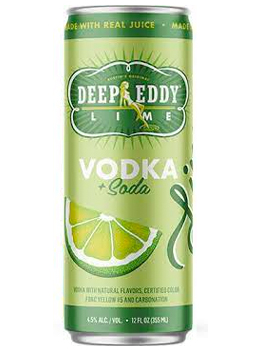 DEEP EDDY LIME RTD CANNED SELTZER - 355ML 4 CANS