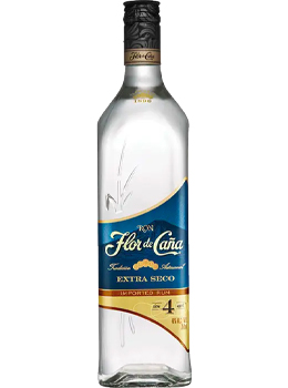 FLOR DE CANA 4 YEAR OLD RUM - 750ML WHITE