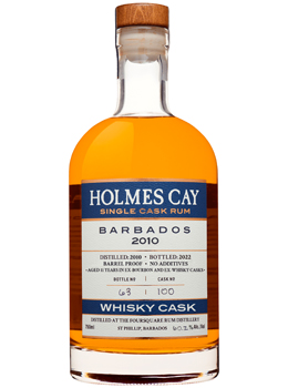 HOLMES CAY 11 YEAR OLD BARBADOS FOURSQUARE 2010 WHISKEY CASK SINGLE CASK RUM BARREL PROOF - 750ML