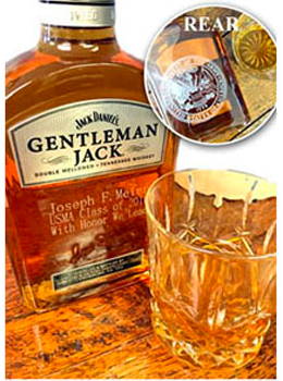 Send Custom Engraved Coast Guard Jack Daniel's Gentleman Jack