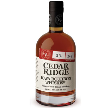 Send Cedar Ridge Iowa Bourbon Whiskey