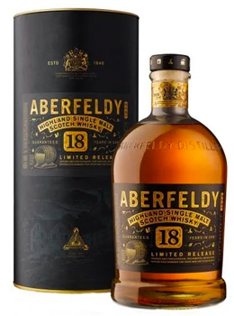 ABERFELDY SINGLE MALT SCOTCH WHISKEY 18 YEAR OLD - 750ML                                                                        