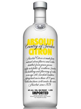 ABSOLUT CITRON VODKA - 750ML       