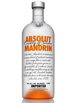 ABSOLUT MANDRIN VODKA