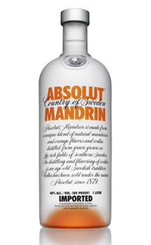 ABSOLUT MANDRIN VODKA                                                                                                           