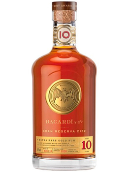 BACARDI RUM - 750ML GRAN RESERVA DIEZ