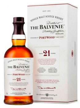 BALVENIE 21 YEAR OLD PORTWOOD SINGLE MALT SCOTCH - 750ML                                                                        