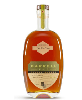 BARRELL BOURBON 9TH FLOOR BARREL $M254 SINGLE BARREL RYE WHISKEY - 750ML
