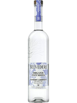 BELVEDERE VODKA - 750ML ORGANICS BLACKBERRY LEMONGRASS