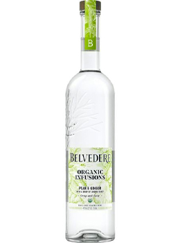 BELVEDERE VODKA - 750ML PEAR AND GINGER                                                                                         