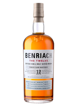 BENRIACH SCOTCH SINGLE MALT 12 YEAR ORIGINAL - 750ML                                                                            