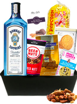 BOMBAY BAR MIX GIFT BASKET                                                                                                      