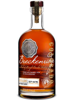 BRECKENRIDGE BOURBON - 750ML DISTILLERS HIGH PROOF BLEND 105 PROOF                                                              