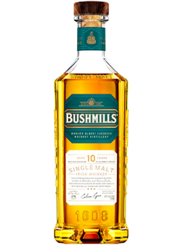 BUSHMILLS 10 YEAR OLD SINGLE MALT IRISH WHISKEY - 750ML