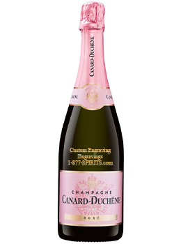 CANARD DUCHENE CHAMPAGNE BRUT ROSE - 750ML CUSTOM ENGRAVED