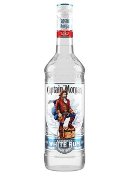 CAPTAIN MORGAN RUM CARIBBEAN WHITE - 750ML                                                                                      