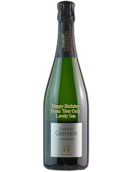 CHAMPAGNE R. GEOFFROY 1ER CRU BRUT EXPRESSION - 750ML CUSTOM ENGRAVED