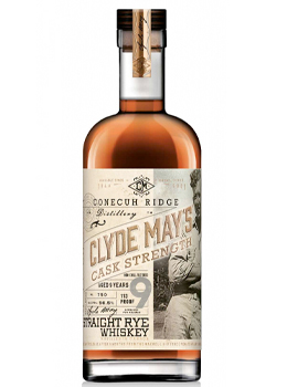 CLYDE MAYS 9 YEAR OLD CASK STRENGTH RYE - 750ML