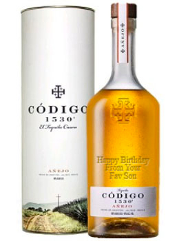 CODIGO 1530 TEQUILA ANEJO - 750ML CUSTOM ENGRAVED                                                                               