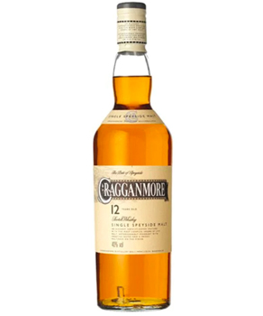 CRAGGANMORE 12 YEAR OLD SCOTCH - 750ML                                                                                          