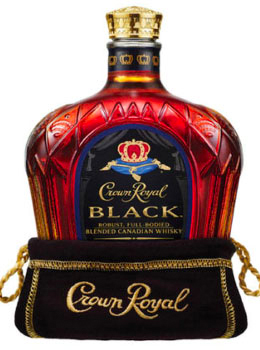 CROWN ROYAL CANADIAN WHISKY BLACK