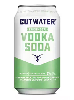 CUTWATER CUCUMBER VODKA SODA - 355M