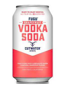 CUTWATER GRAPEFRUIT VODKA SODA - 355ML 4 PACK