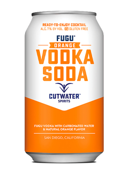 CUTWATER ORANGE VODKA SODA - 355ML 4 PACK