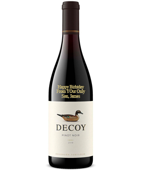 DECOY PINOT NOIR - 750ML CUSTOM ENG
