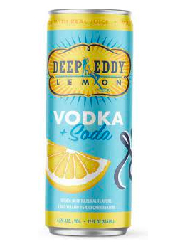 DEEP EDDY LEMON CANNED SELTZER - 355ML 4 CANS