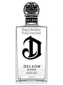 DELEON TEQUILA BLANCO - 750ML CUSTOM ENGRAVED                                                                                   