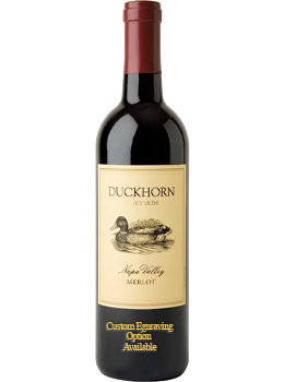 DUCKHORN MERLOT - CUSTOM ENGRAVED  