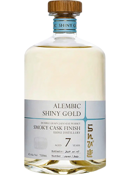 EBISU DISTILLERY 7 YEAR OLD ALEMBIC SHINY GOLD SMOKY CASK FINISH - 750ML