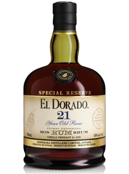 EL DORADO RUM 21 YEAR OLD DEMERARA 