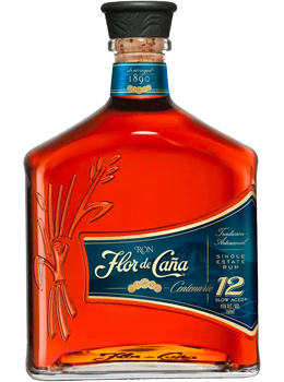 FLOR DE CANA 12 YEAR OLD RUM - 750ML                                                                                            