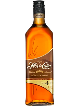 FLOR DE CANA 4 YEAR OLD RUM - 750ML                                                                                             