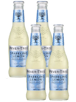 FEVER TREE SPARKLING LEMON - 200ML - 4 PACK