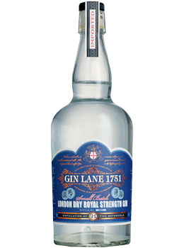 GIN LANE 1751 LONDON DRY ROYAL STRE