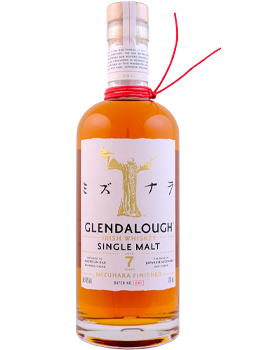 GLENDALOUGH 7 YEAR OLD MIZUNARA CASK IRISH WHISKEY - 750ML