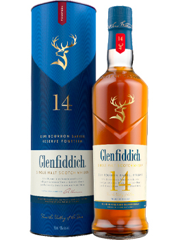 GLENFIDDICH 14 YEAR OLD SINGLE MALT - 750ML                                                                                     