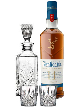 GLENFIDDICH 14 YEAR OLD SINGLE MALT - 750ML COLLABORATION GIFT SET