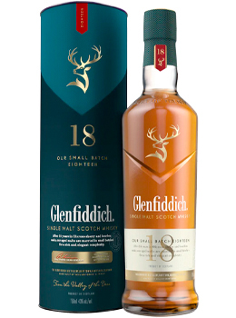 GLENFIDDICH 18 YEAR OLD SINGLE MALT - 750ML                                                                                     