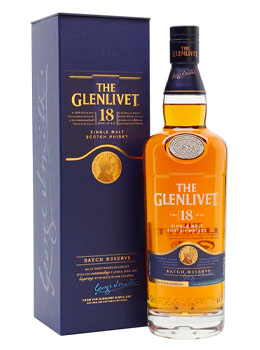 GLENLIVET SCOTCH SINGLE MALT - 750ML 18 YEAR OLD                                                                                