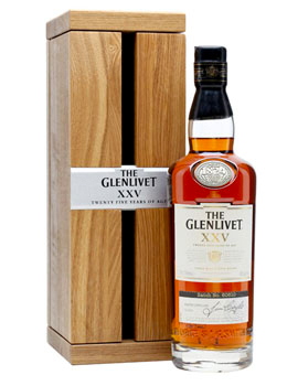 GLENLIVET SCOTCH SINGLE MALT - 750ML XXV (25 YEAR OLD)                                                                          