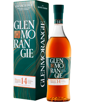 GLENMORANGIE 14 YEARS OLD QUINTA RUBAN SINGLE MALT SCOTCH WHISKY - 750ML                                                        