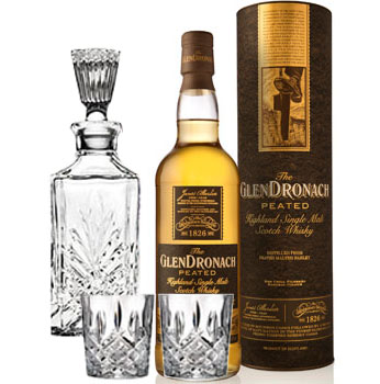 GLENDRONACH SCOTCH SINGLE MALT PEATED COLLABORATION GIFT SET