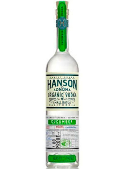 HANSON OF SONOMA VODKA ORGANIC CUCU