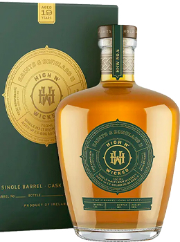 HIGH N WICKED 19 YEAR OLD BARREL SAINTS & SCHOLARS II SINGLE BAAREL CASK STRENGTH - 750ML