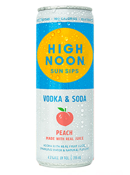 HIGH NOON HARD SELTZER PEACH - 355ML 6 CANS