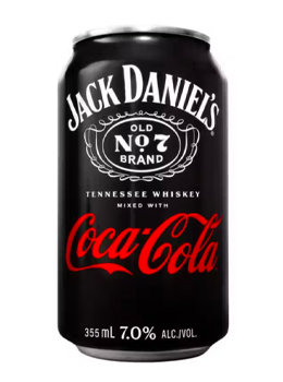 JACK DANIELS COCA COLA CANNED COCKT